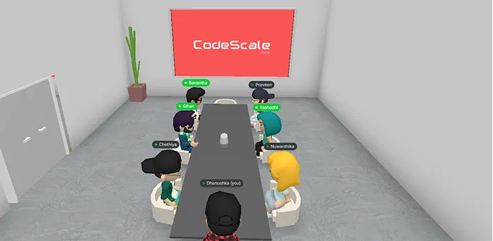 Team huddle