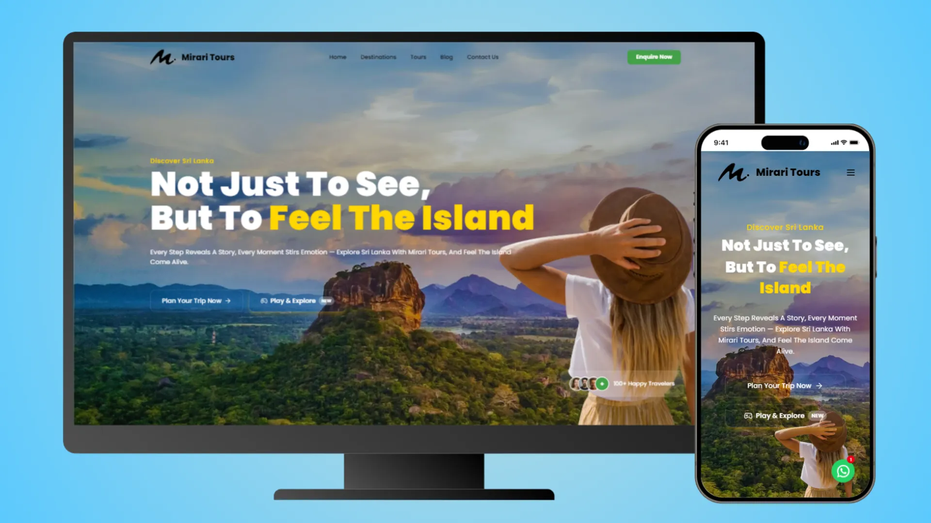 Mirari Tours: Travel Agency Booking Platform Cover