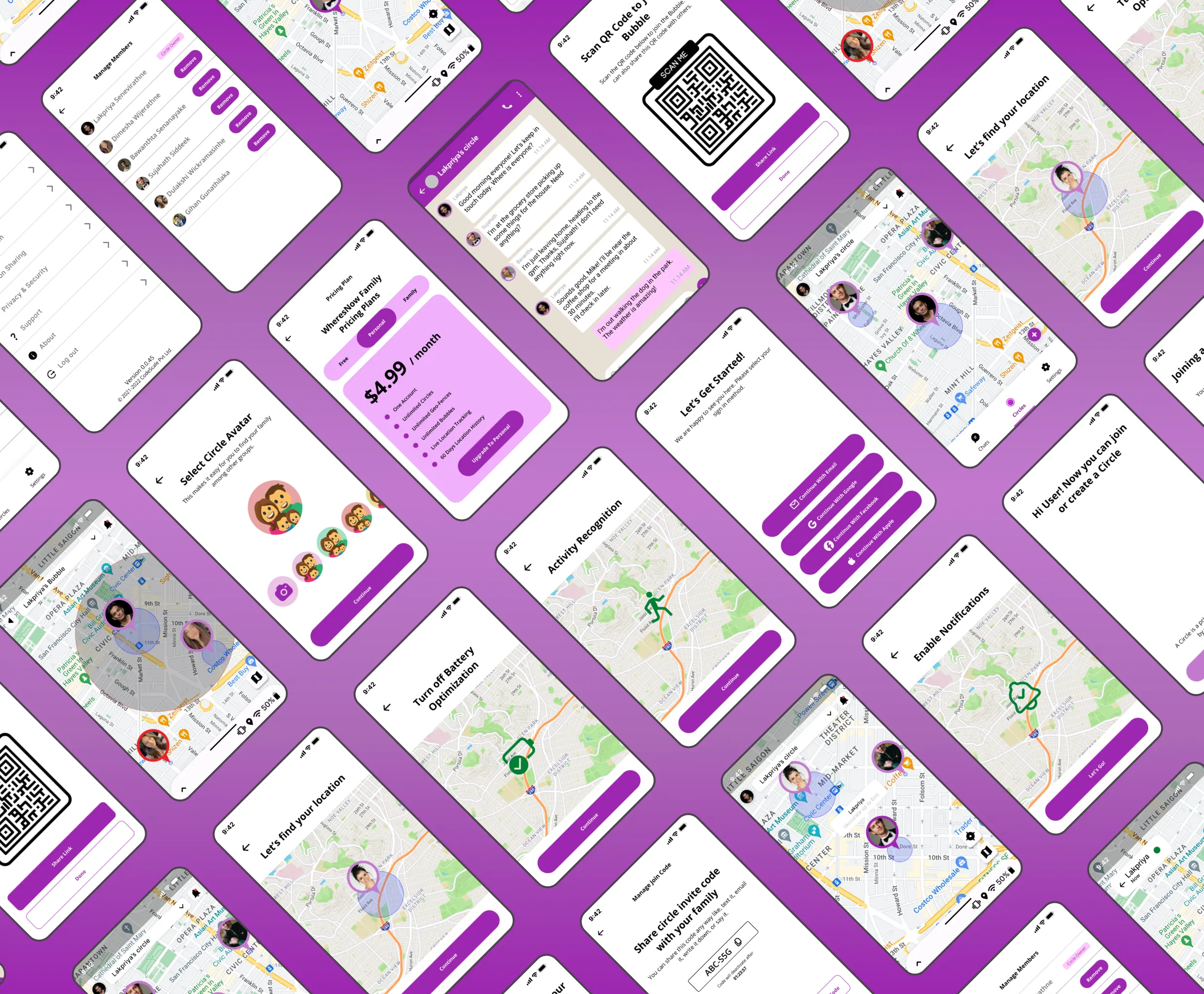 WheresNow App: Location Sharing & Safety Planner Cover